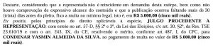 Montadas: Oposição radicaliza e até eleitora fanática é multada pela justiça eleitoral Montadas: Oposição radicaliza e até eleitora fanática é multada pela justiça eleitoral