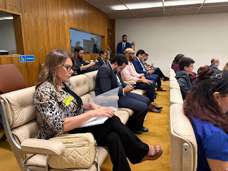 Campina Grande marca presença em Brasília com a secretária Fabiana Gomes em seminário sobre Inteligência Artificial no Congresso Nacional