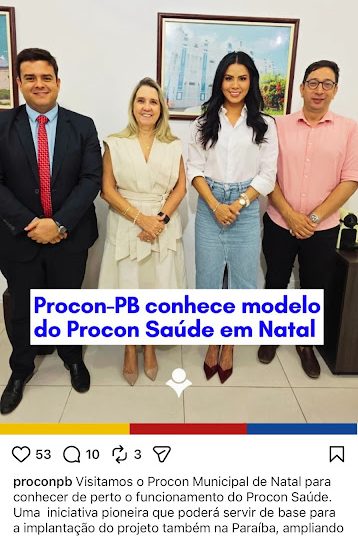 Por que o Procon Estadual da Paraíba foi a Natal aprender o que Campina Grande já faz? Por que o Procon Estadual da Paraíba foi a Natal aprender o que Campina Grande já faz?