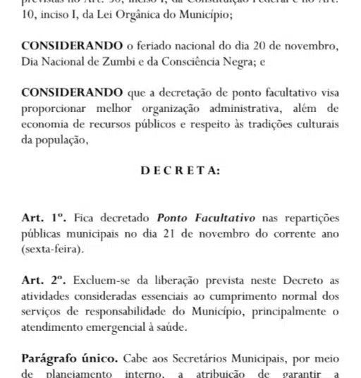 Prefeitura de Campina Grande terá ponto facultativo na próxima sexta-feira Prefeitura de Campina Grande terá ponto facultativo na próxima sexta-feira