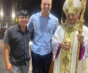Vereador Rostand Paraíba acompanha vice-governador Lucas Ribeiro na Festa da Padroeira, em Campina Grande