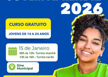 Prefeitura de Campina Grande abre 100 vagas gratuitas para Jornada Jovem Aprendiz 2026 no SINE Municipal