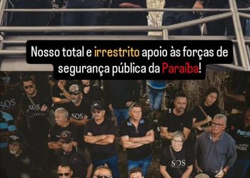 Vereador Plínio Gomes participa de manifestação em defesa da valorização dos agentes de segurança pública