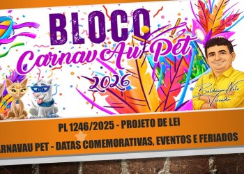 PL de Balduíno Neto propõe criação do “CarnavAU Pet” no calendário oficial do município