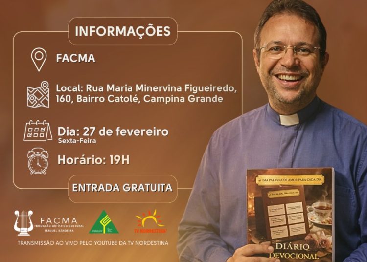FACMA e Academia de Letras lançam Devocional 2026 do Padre Fabrício Timóteo em Campina Grande FACMA e Academia de Letras lançam Devocional 2026 do Padre Fabrício Timóteo em Campina Grande