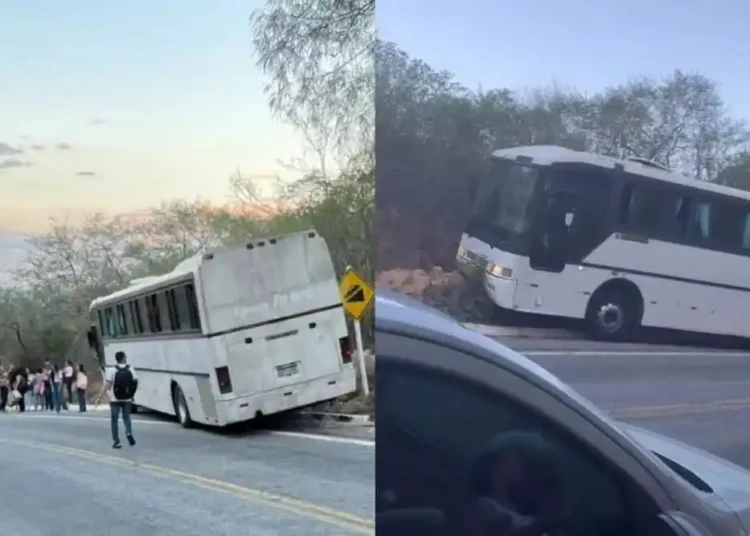 Ônibus com estudantes universitários sofre falha nos freios, e motorista evita tragédia na Serra do Teixeira