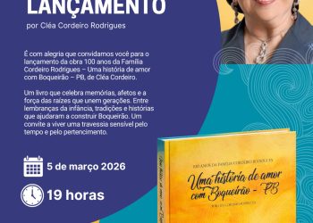FACMA promove lançamento do livro da professora Cléa Cordeiro Rodrigues dentro das ações da Rede Integrada de Teatros da Paraíba