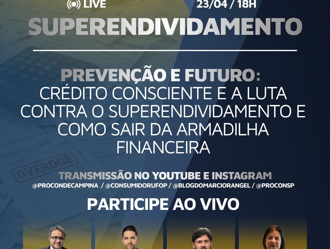 Procon-CG intensifica combate ao superendividamento com live e novas ações de apoio ao consumidor