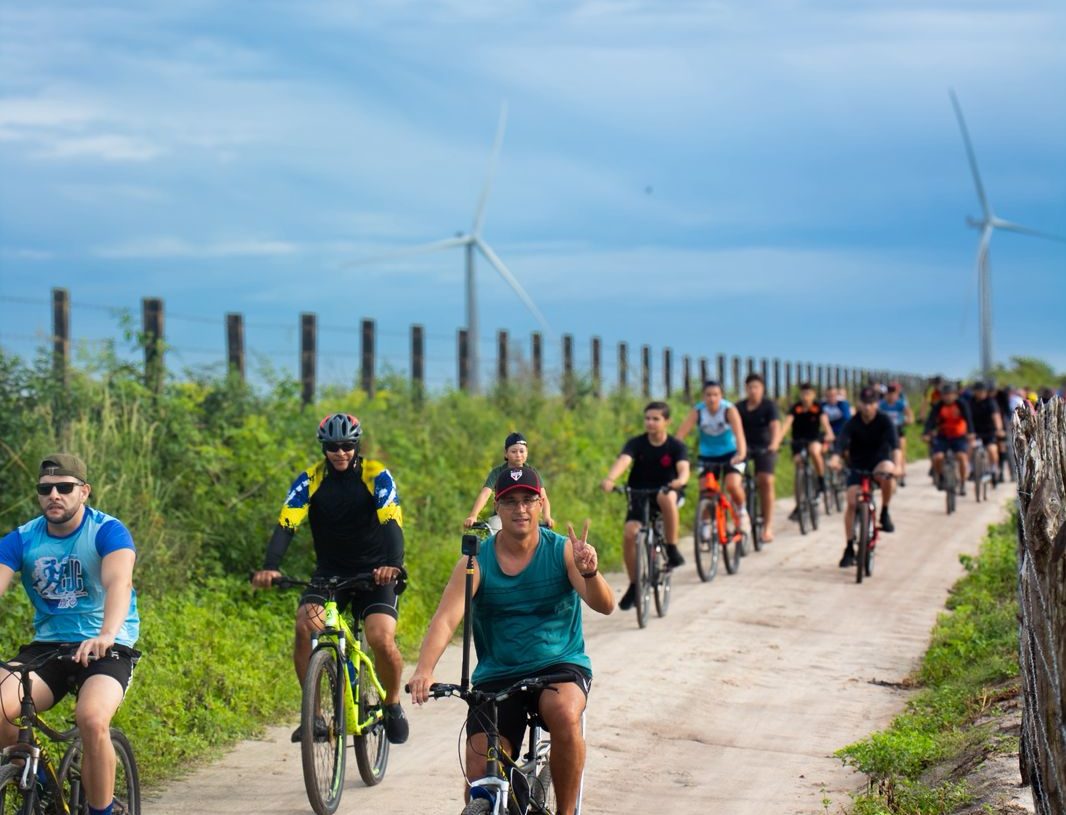 Passeio ciclístico em Areial reúne comunidade em celebração de fé e união