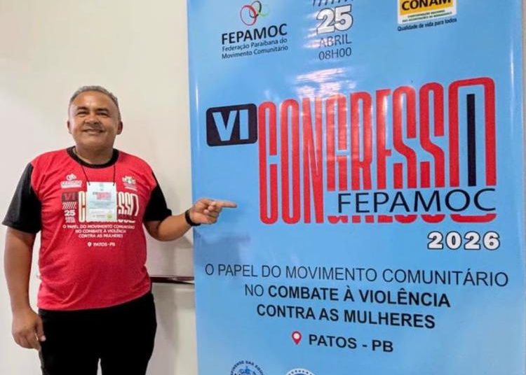 Vereador Severino da Prestação participa do VI Congresso da FEPAMOC em Patos e reforça compromisso com o movimento comunitário