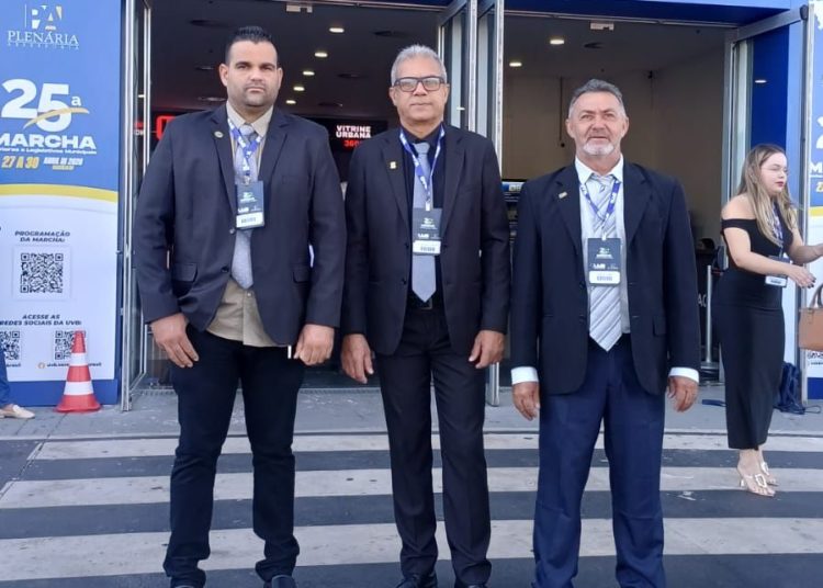 Vereadores de Areial participam da 25ª Marcha em Brasília e articulam recursos para o município