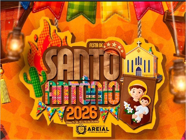 Prefeitura de Areial finaliza preparativos para o Santo Antônio, uma das festas mais tradicionais da Paraíba