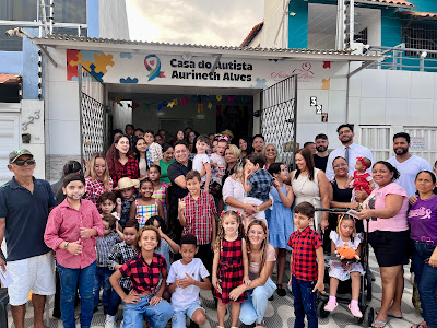 Com apoio do vereador e mantenedor Frank Alves, Casa do Autista realiza Festa Junina e destaca atendimento gratuito a crianças com TEA Com apoio do vereador e mantenedor Frank Alves, Casa do Autista realiza Festa Junina e destaca atendimento gratuito a crianças com TEA