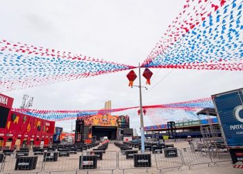 A menos de 24 horas para a abertura do Maior São João do Mundo, retoques finais deixam o Parque pronto para receber visitantes nos próximos 33 dias de festa