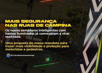 Em suas redes sociais, Tertuliano Maracajá comemora implantação de semáforos inteligentes em Campina Grande: “Ideia que saiu do papel”