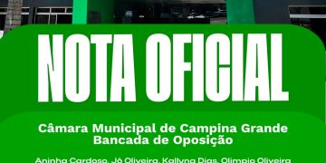 Bancada da oposição de Campina Grande emite nota sobre descumprimento de regimento interno