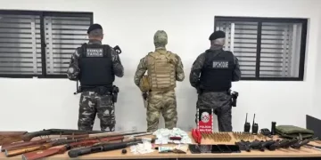 Suspeitos de planejar ataque entre facções são presos com 12 armas após confronto com a PM, na Paraíba