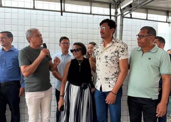Presidente da Câmara de Areial, Ronaldo de Souza, destaca investimentos em educação e esporte durante inaugurações