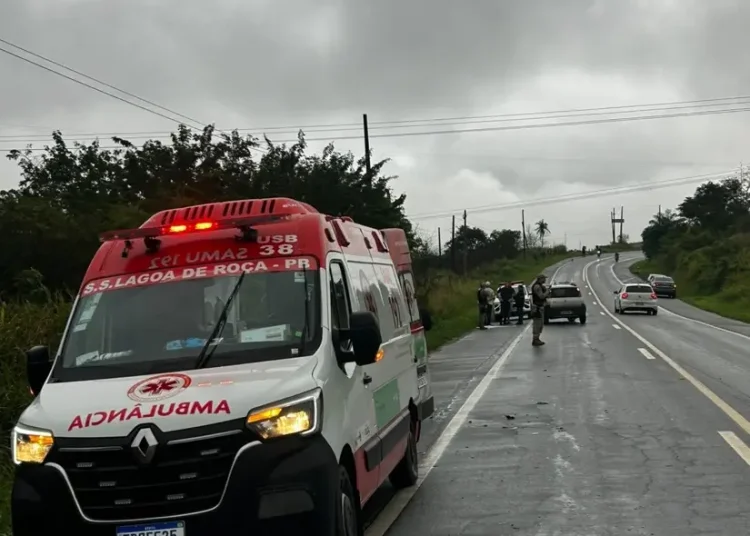 URGENTE: Trabalhador morre atropelado na BR-104 após descer de ônibus em Lagoa Seca