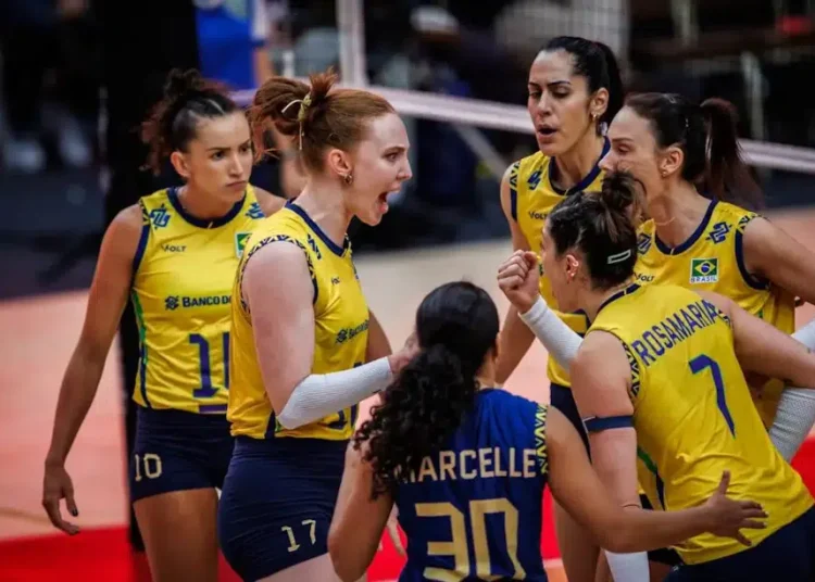 Vôlei feminino brasileiro garante vaga nas Olimpíadas de Los Angeles