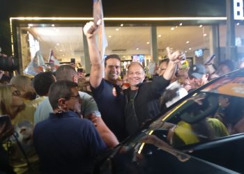 Na reta final, Bruno Faustino participa de grande mobilização com Lucas Ribeiro, João Azevêdo e Nabor Wanderley em Campina Grande